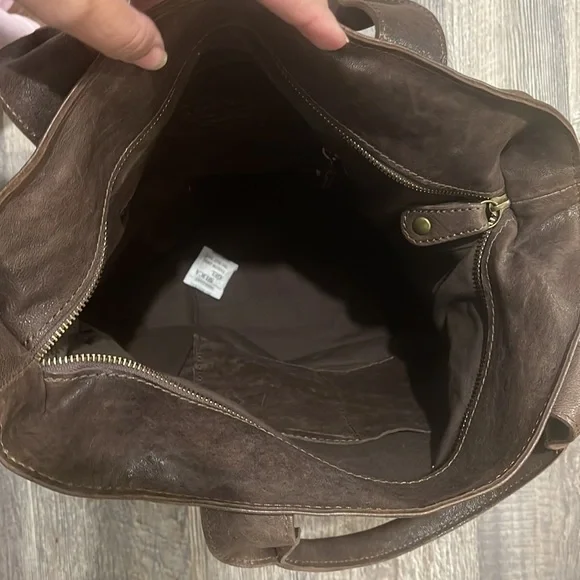 Langellotti large Leather bag tote Bags